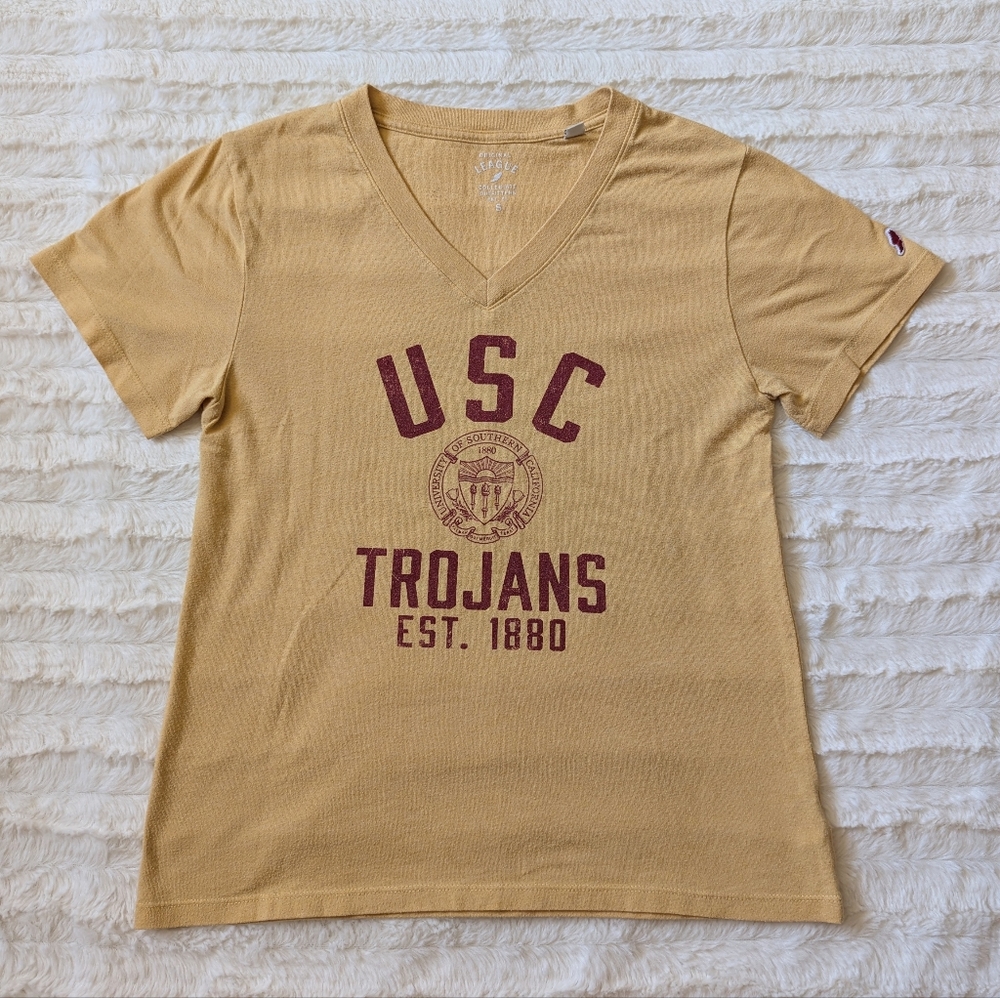 USC Trojans Women's Gold Short Sleeve Tee